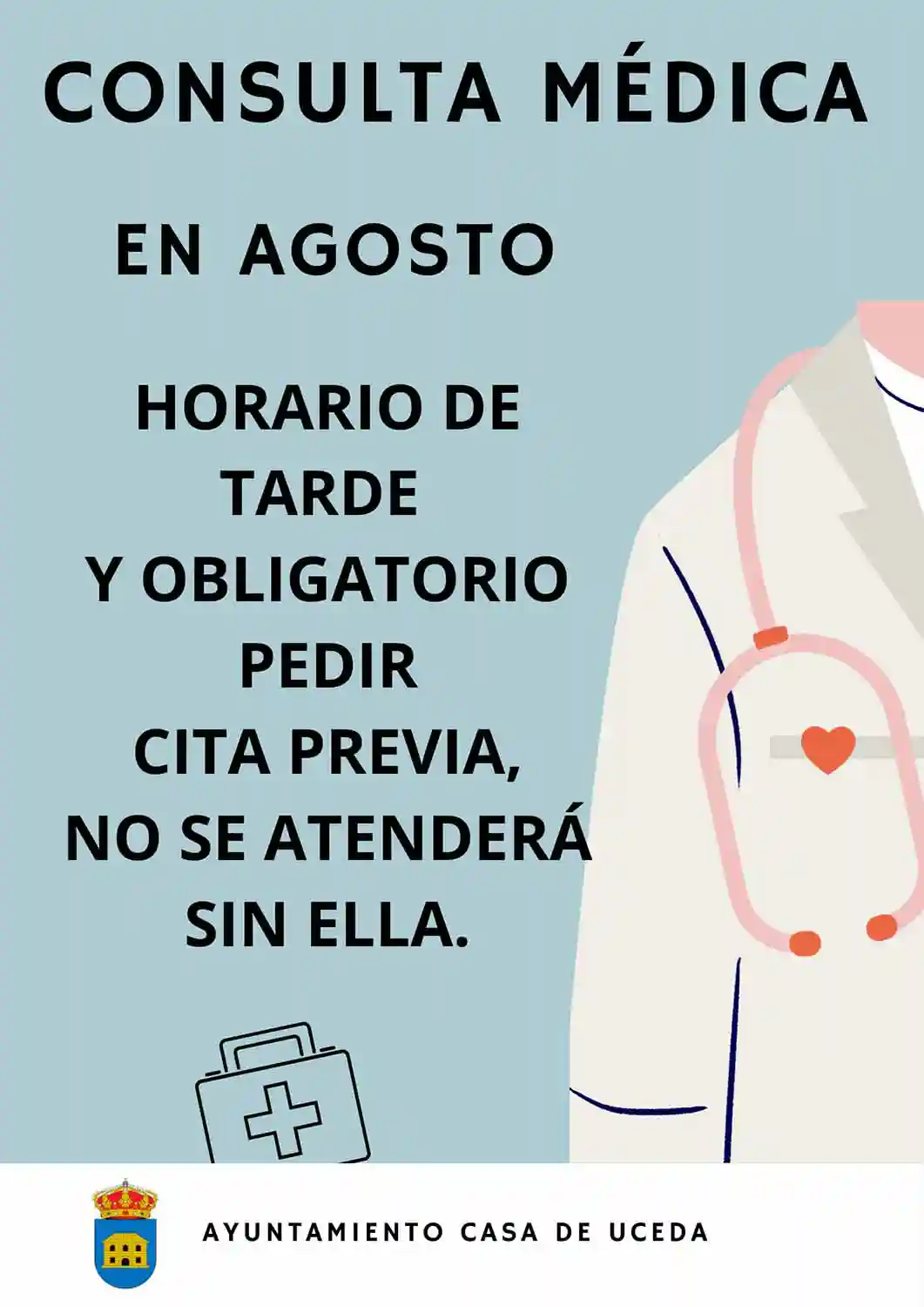 Consulta Médica en Agosto