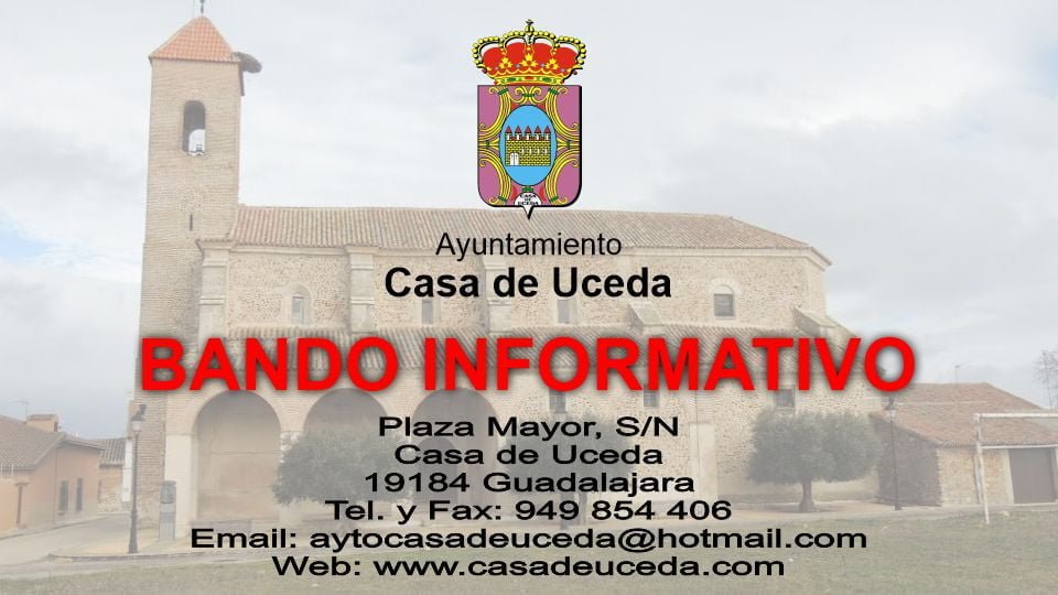 Bando Ayuntamiento Casa de Uceda